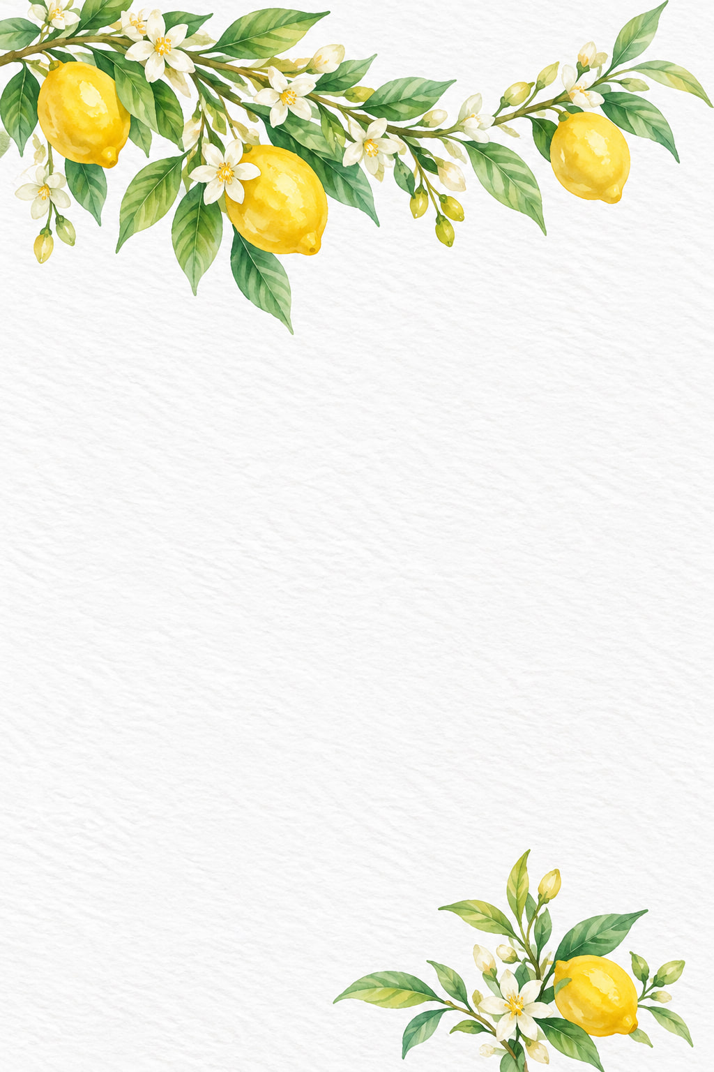 Portada Limones de Acuarela · 1